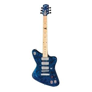 Gibson Firebird X Bluevolution RBFBXBECHP Blue Swirl Electric Guitar